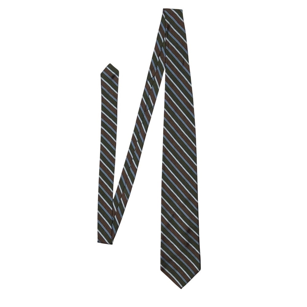 Brooks Brothers 346 Pure Silk Striped Neck Tie Classic Formal Office Made in USA